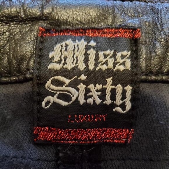 Miss Sixty Pleather Pants - Picture 3 of 5